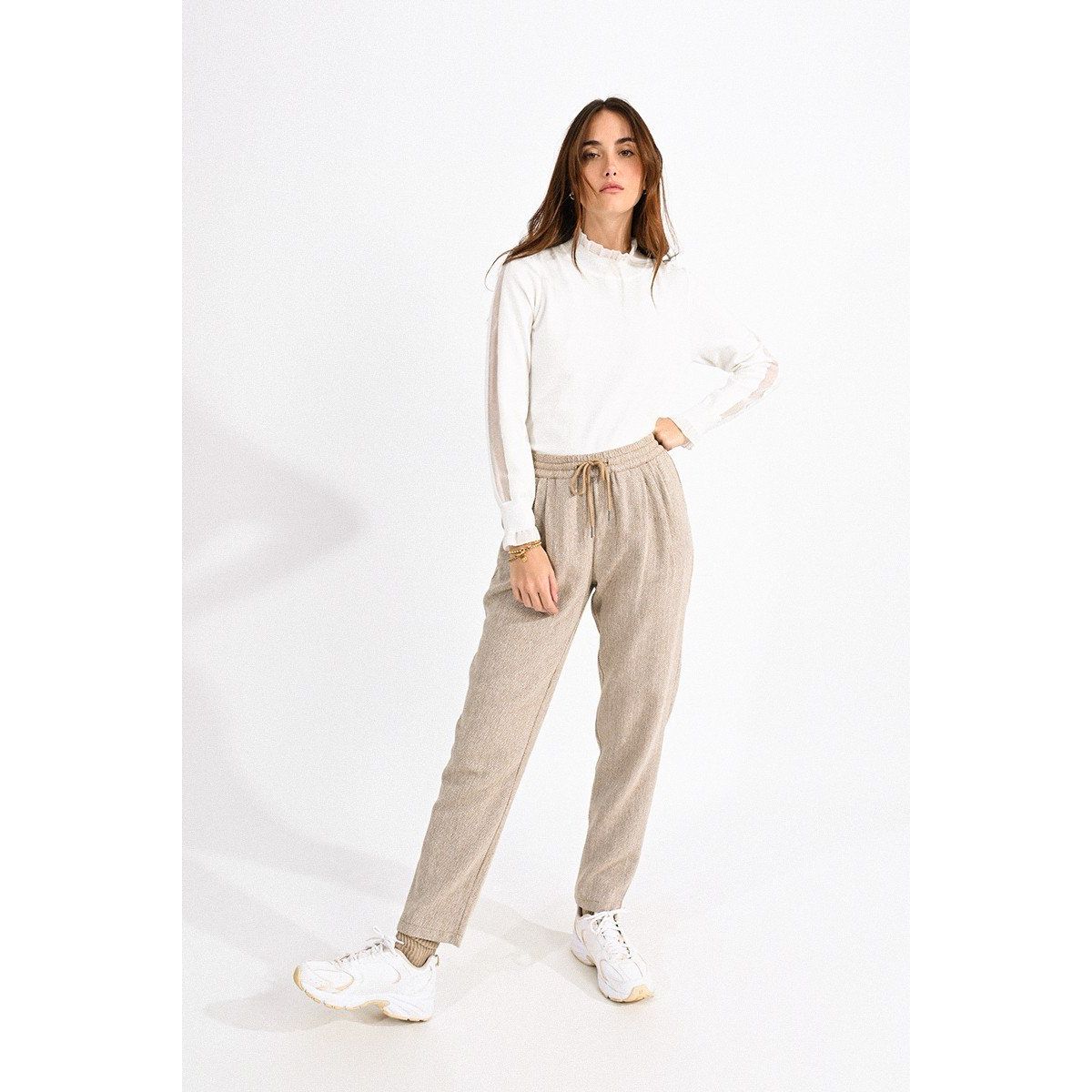 Pantalon petit carreaux femme La Redoute