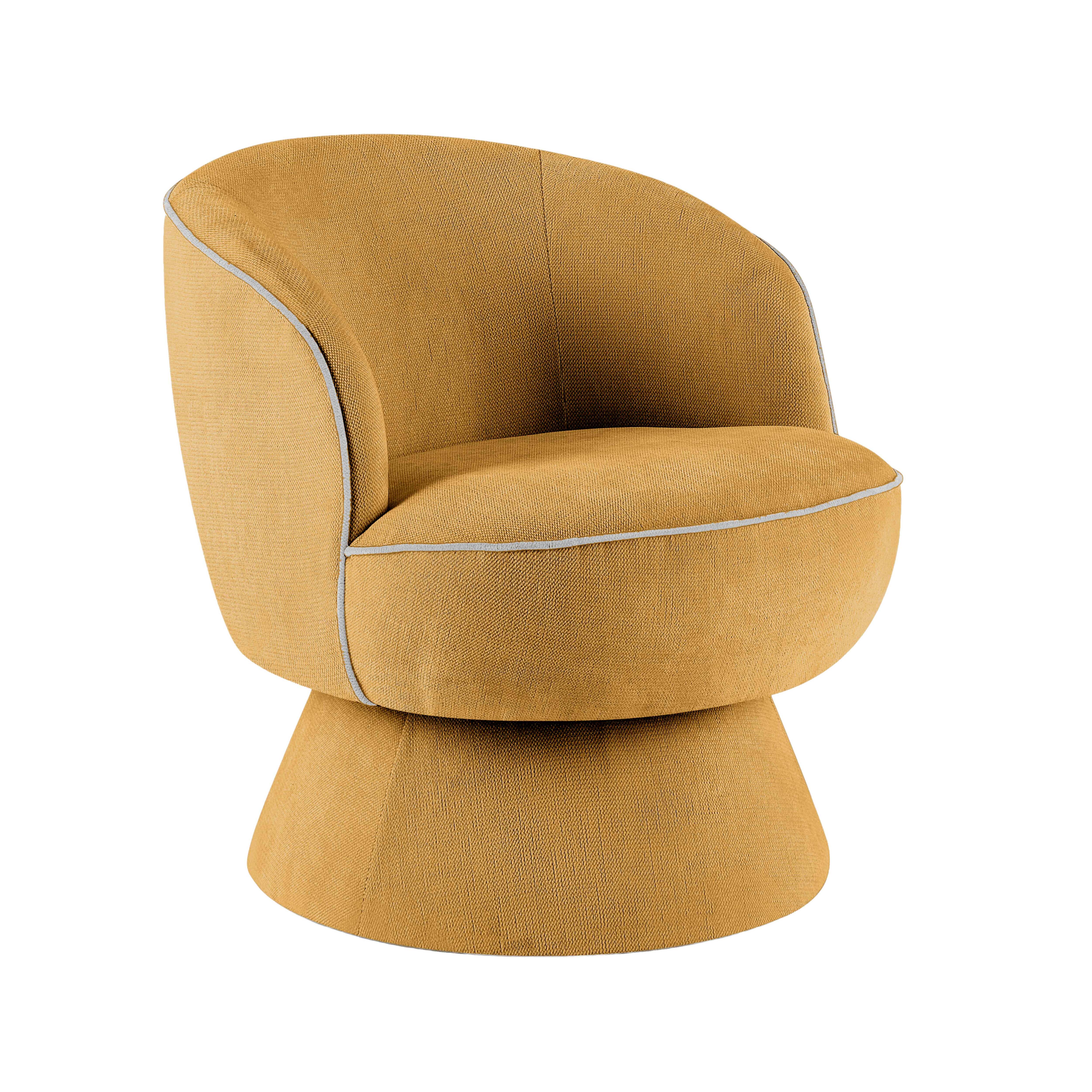 Fauteuil pivotant en tissu, SMASH, OVIALA
