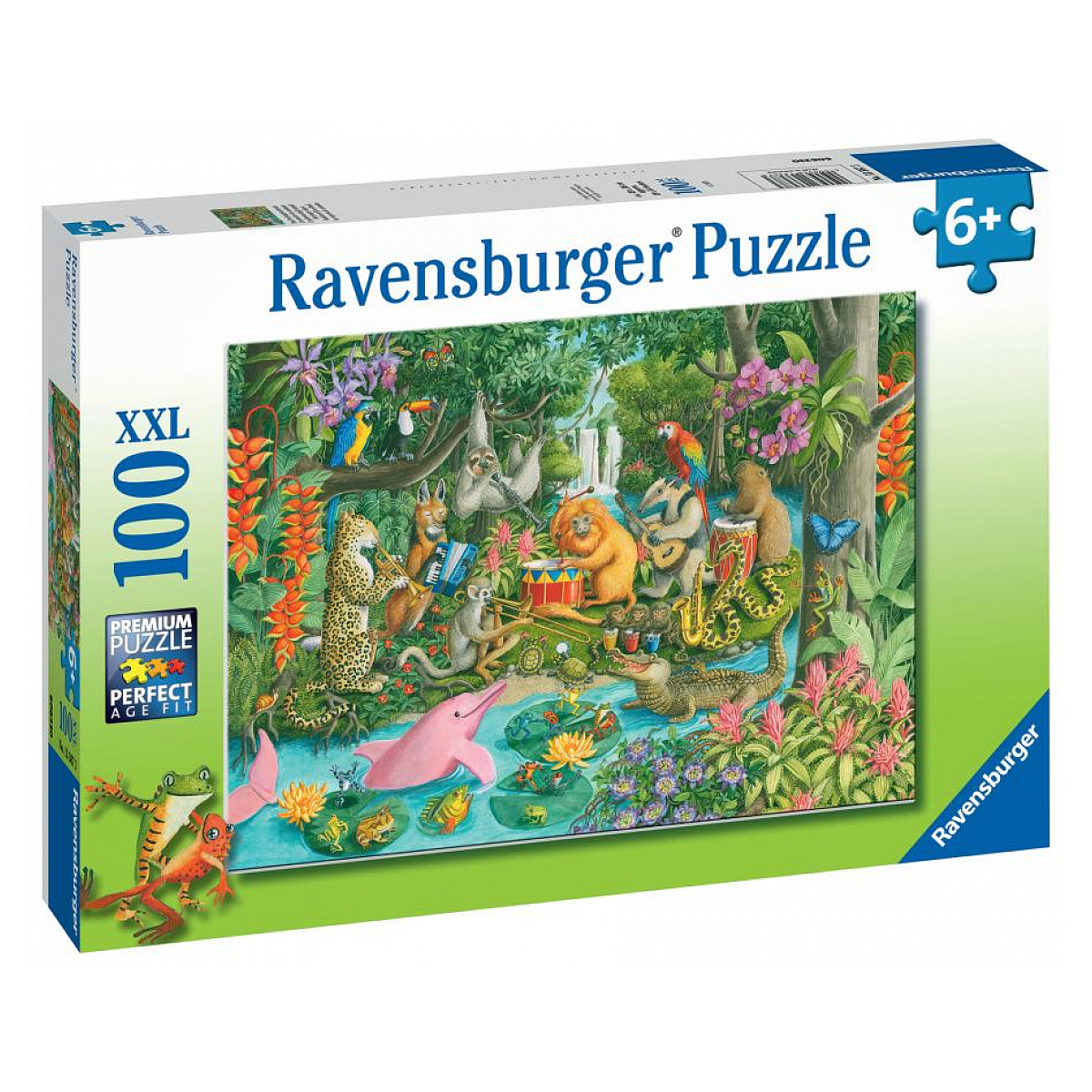 Puzzle 100 p xxl - l'orchestre des animaux, RAVENSBURGER