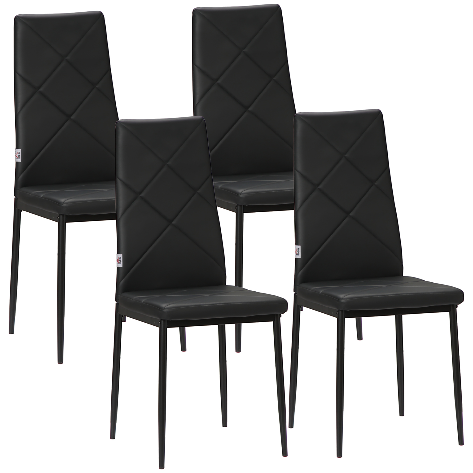 Chaise de salle à manger Revêtement, HOMCOM