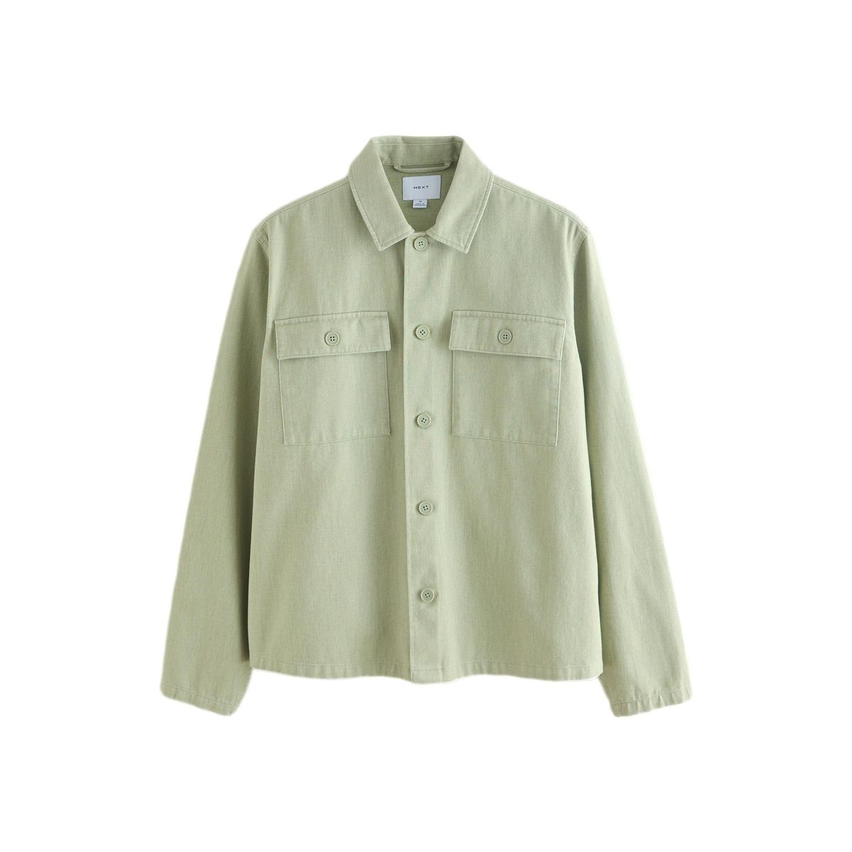 Veste-chemise en sergé délavé, NEXT