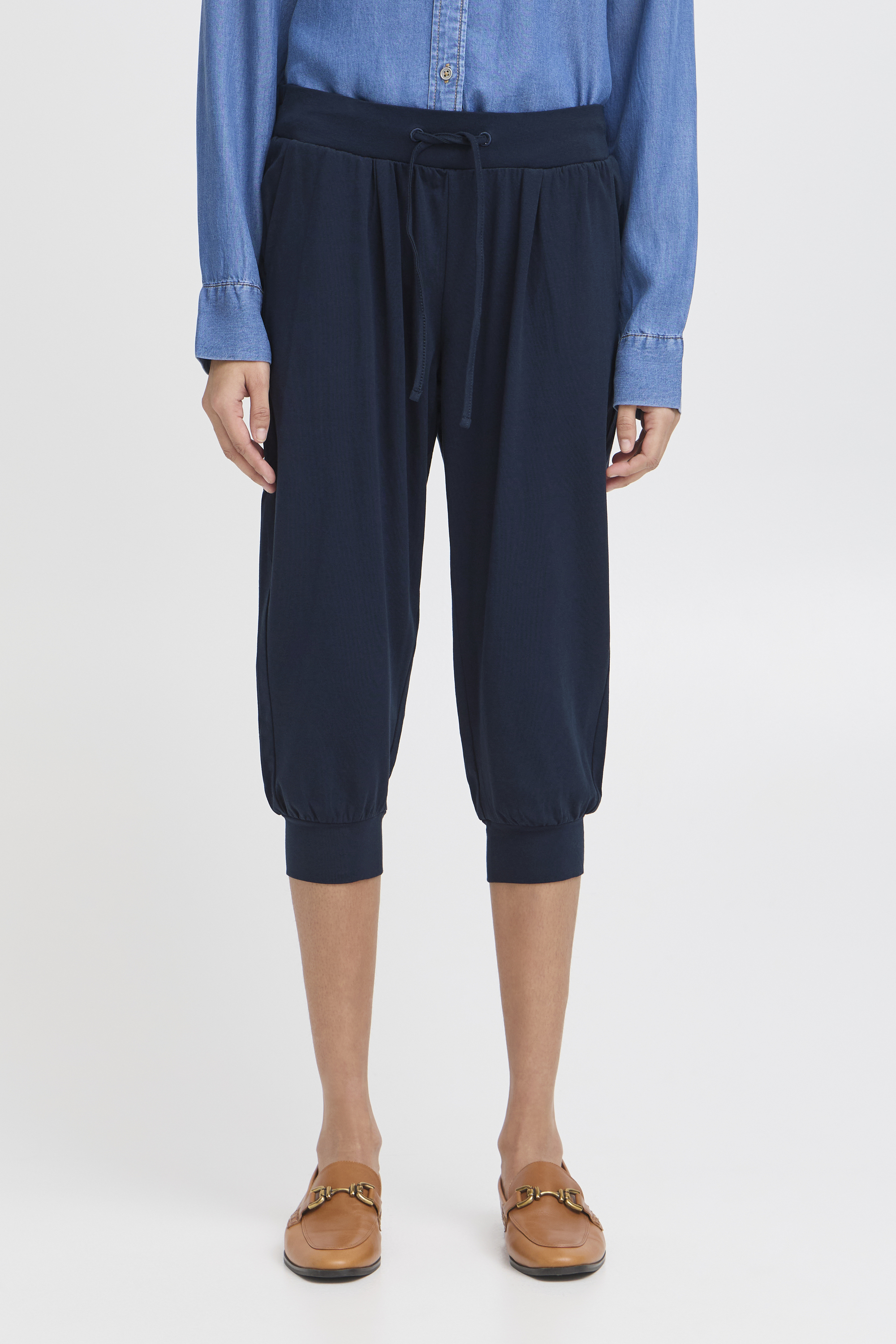 Pantalon en jersey, longueur cheville, B.YOUNG