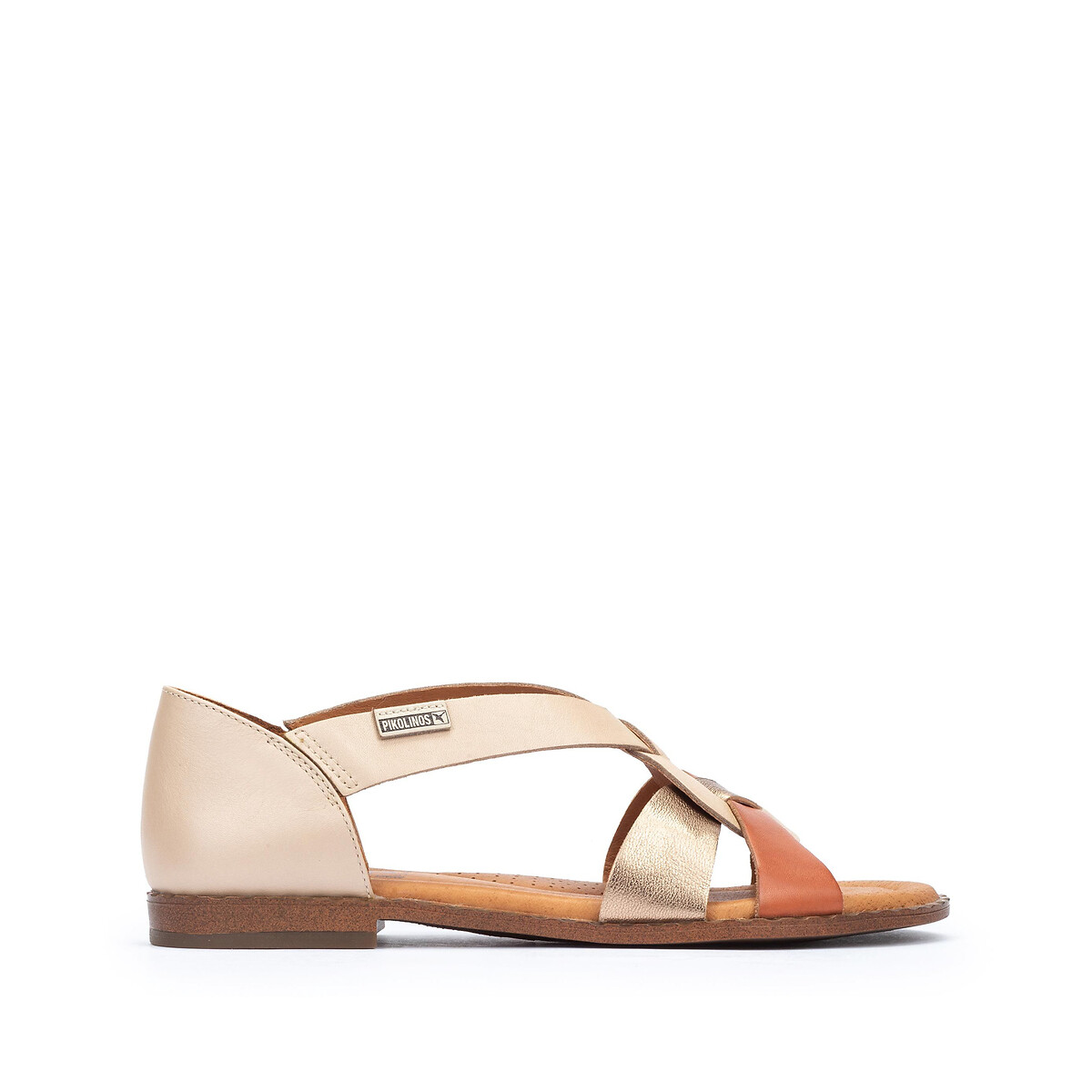 Witte hotsell platte sandalen
