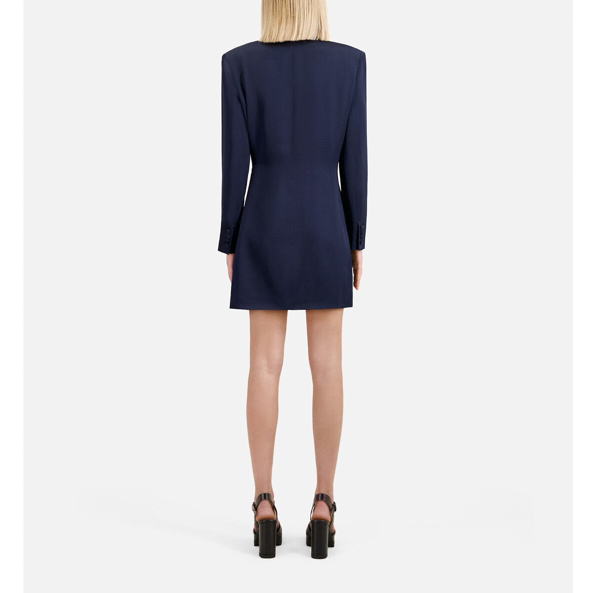 Mini blazer dress navy The Kooples La Redoute