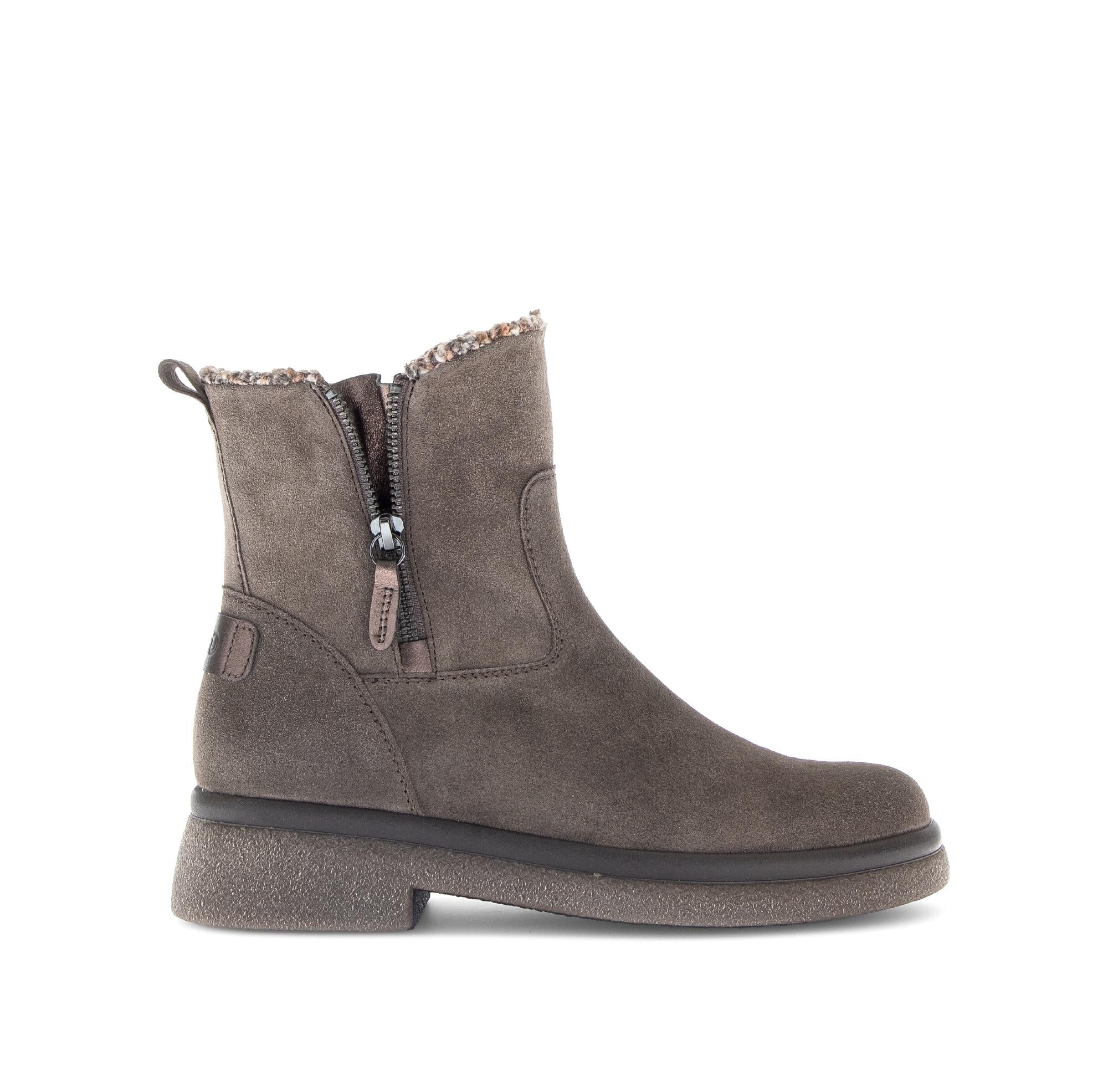 Bottines en cuir à talon décroché, GABOR