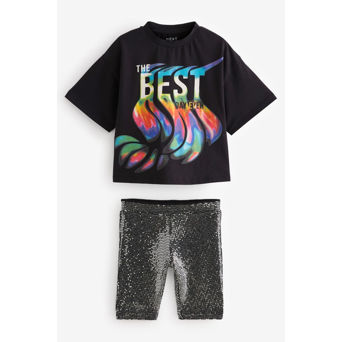 Short deals paillette fille
