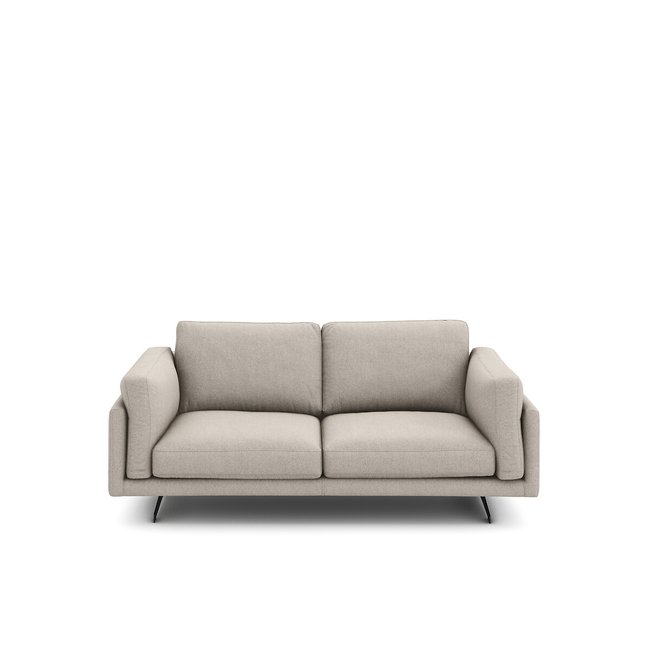 2-Sitzer-Sofa César, Strukturgewebe mit Viskose/Leinen natur <span itemprop=