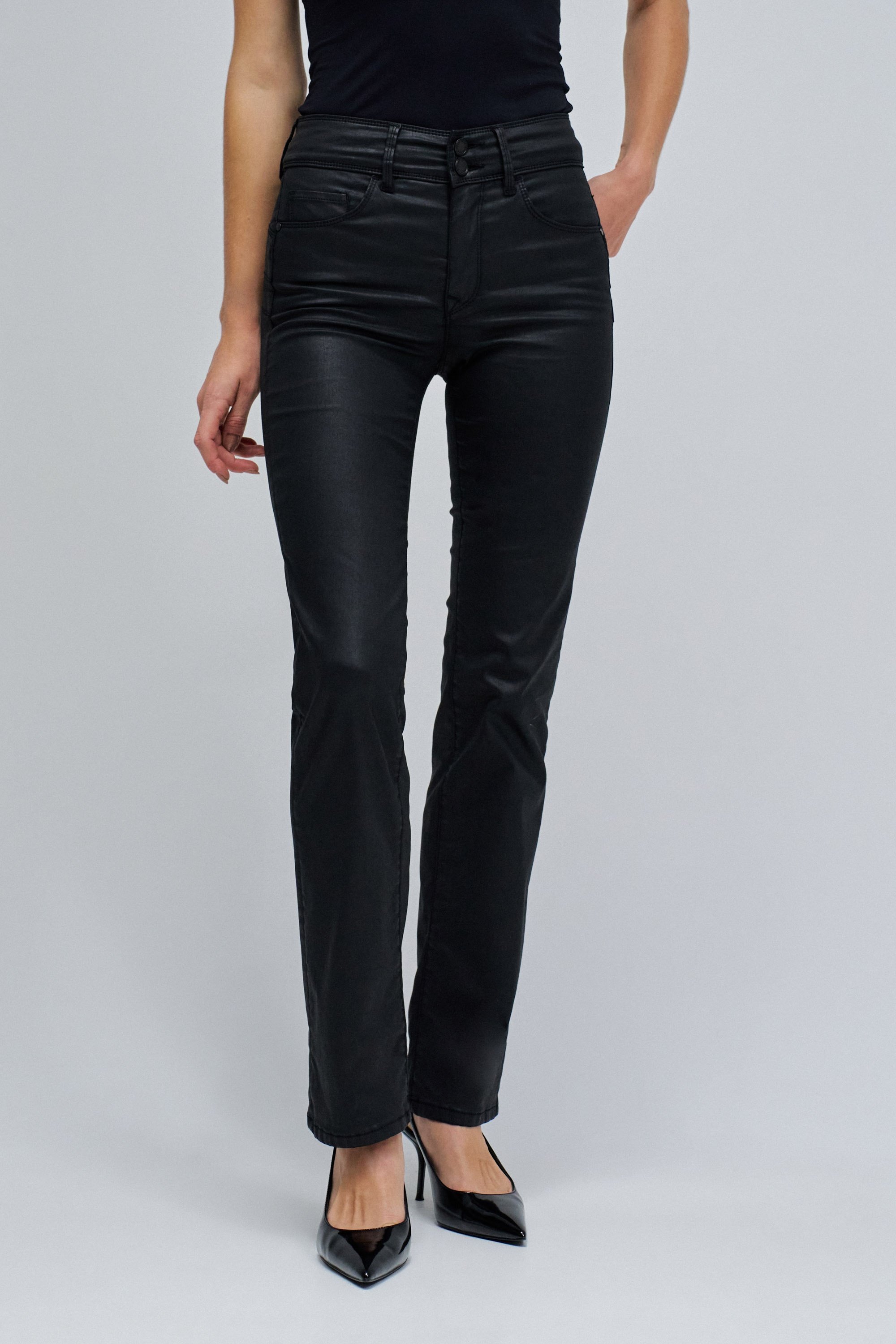 JEAN SECRET PUSH IN DROIT EN COATING, SALSA JEANS