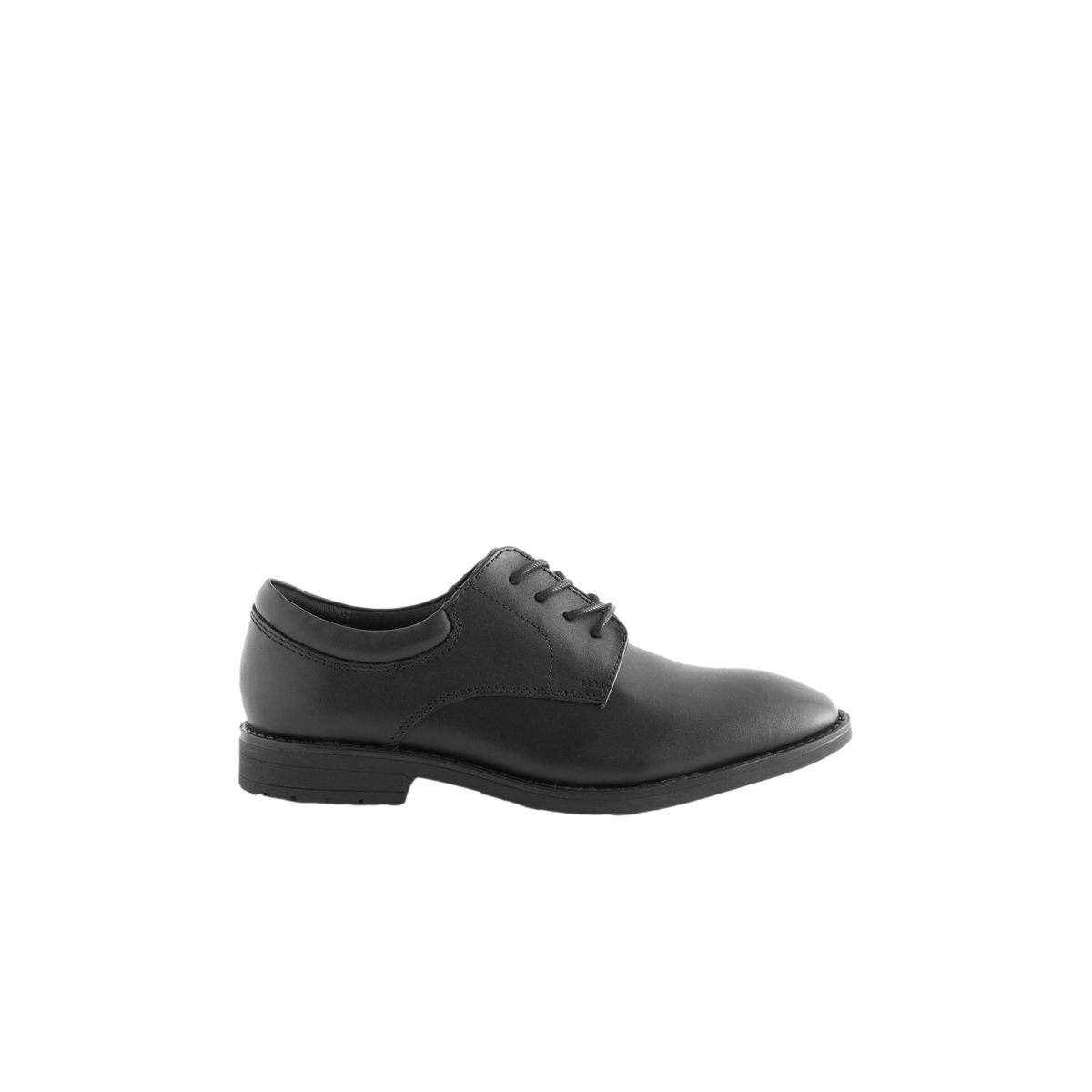 Chaussures à lacets en cuir avec devant uni, NEXT