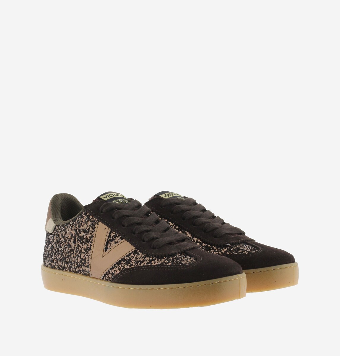 Victoria Zapatillas de piel BERLIN GLITTER
