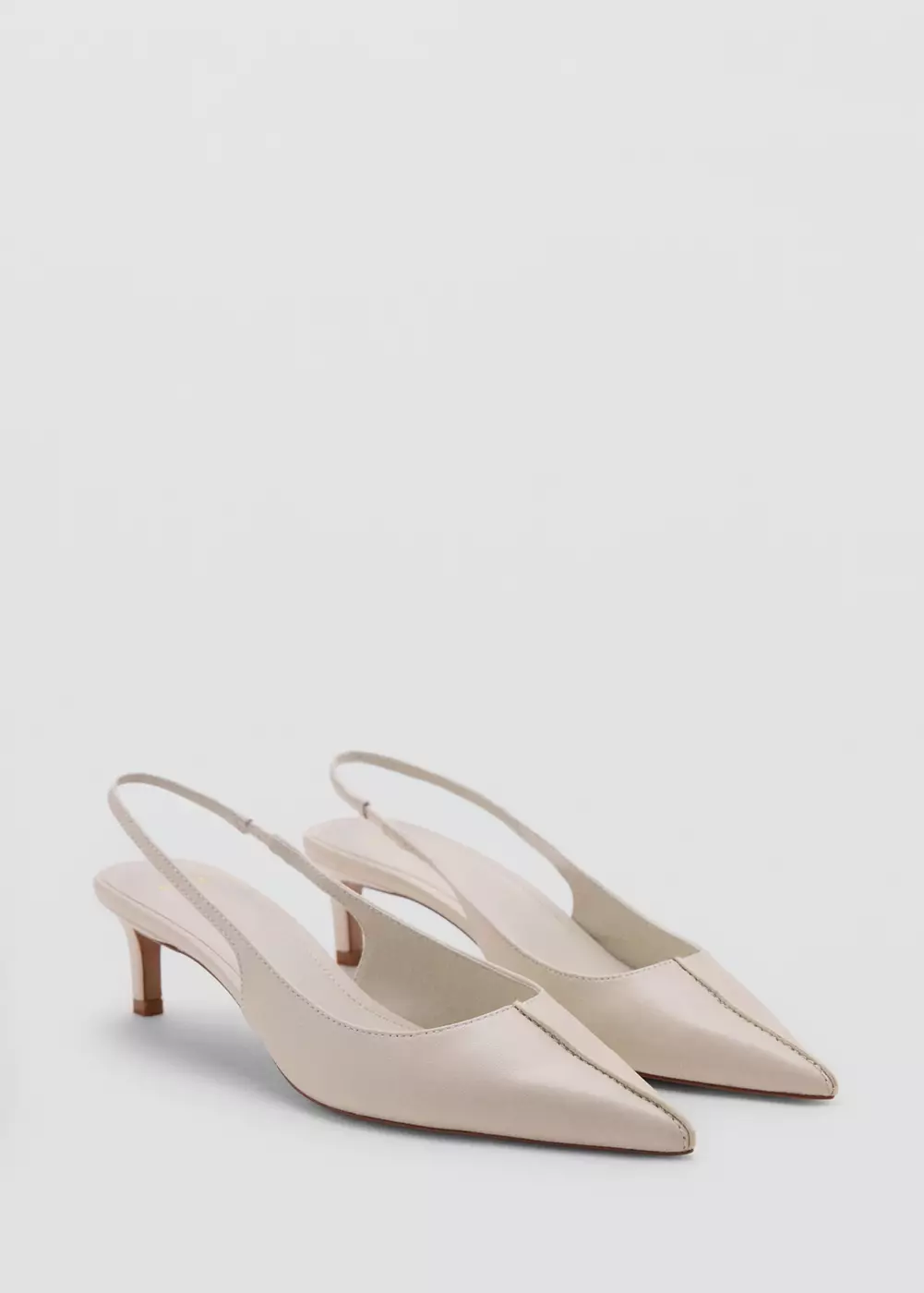 Chaussures cuir pointues, MANGO