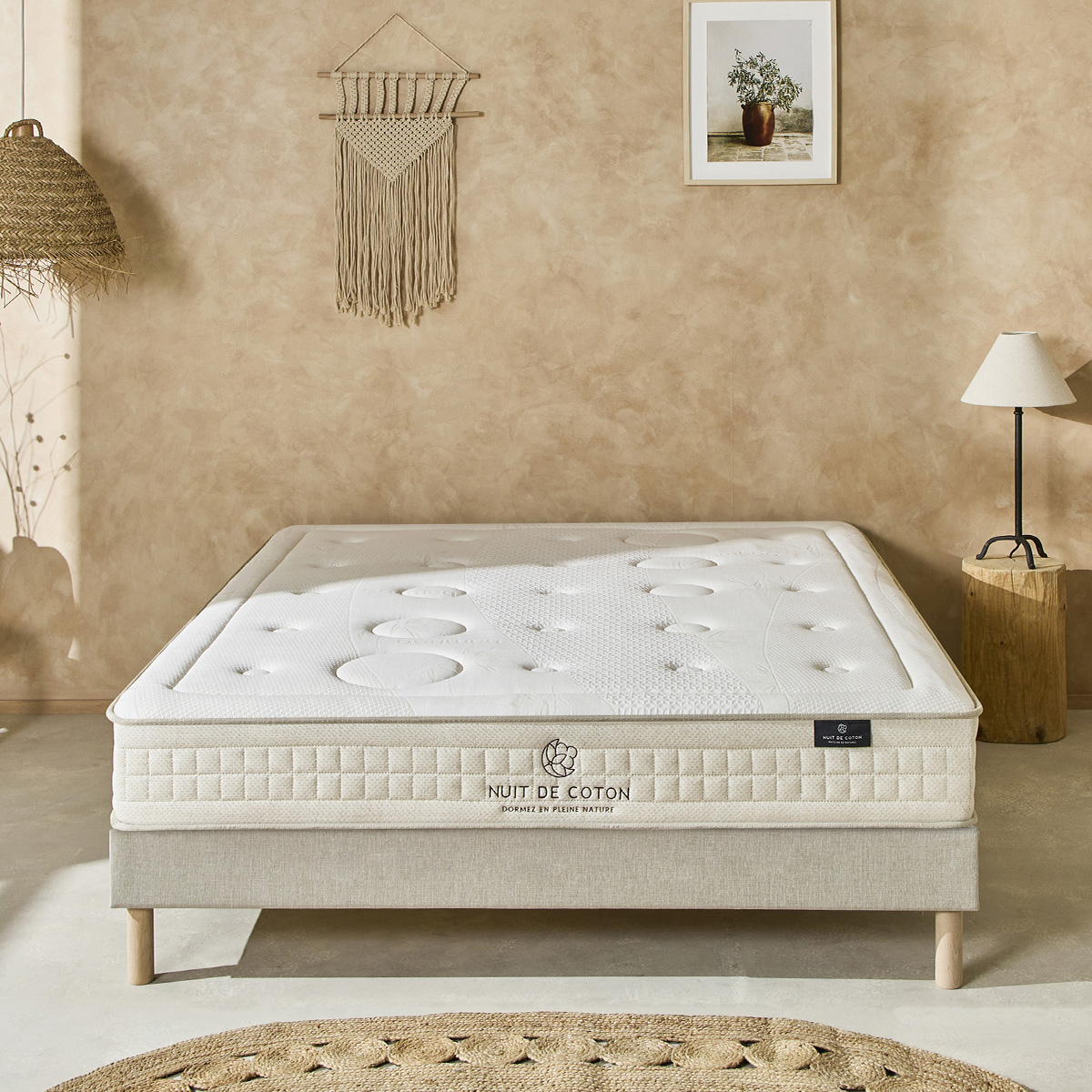 Matelas Prélude 2.0 - Latex 100 % naturel - Souple et respirant - 25 cm d'épaisseur, BELLECOUR