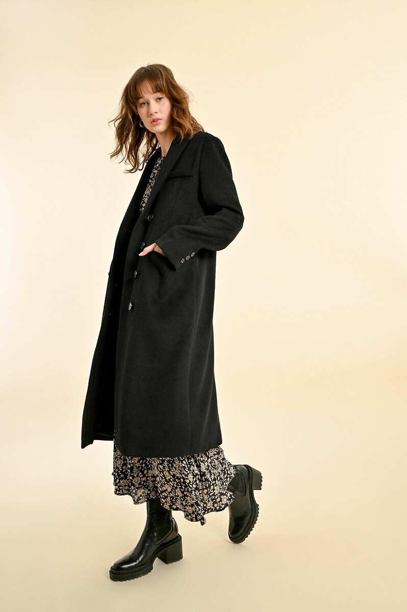 Sherpa newest mid length coat with