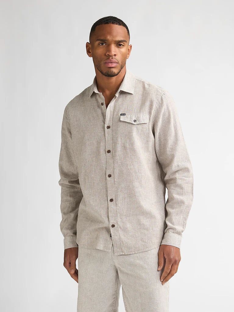 Linen Blend Shirt, PETROL INDUSTRIES