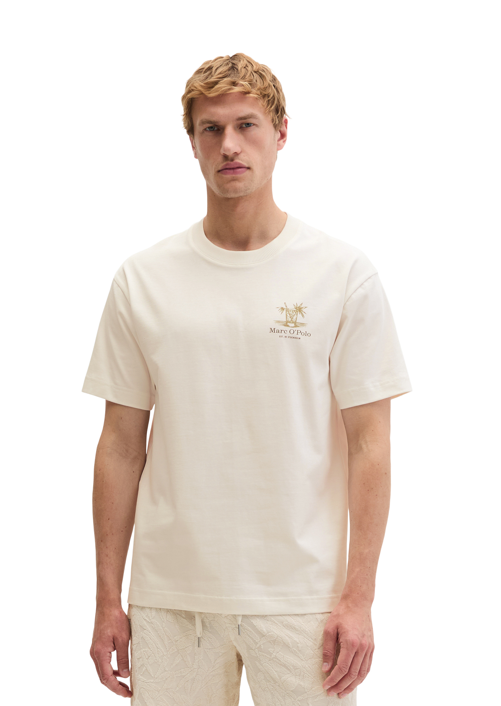 T-shirt relaxed avec imprimé saisonnier au dos, MARC O'POLO