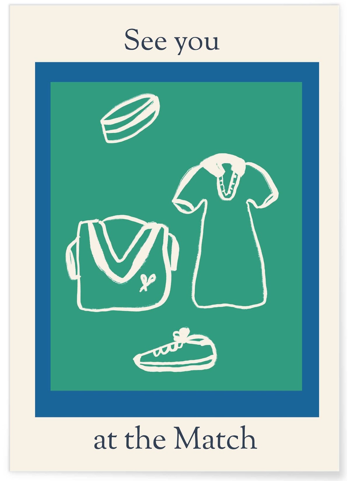 Affiche Tennis Lifestyle : See You at the Match, L'AFFICHERIE