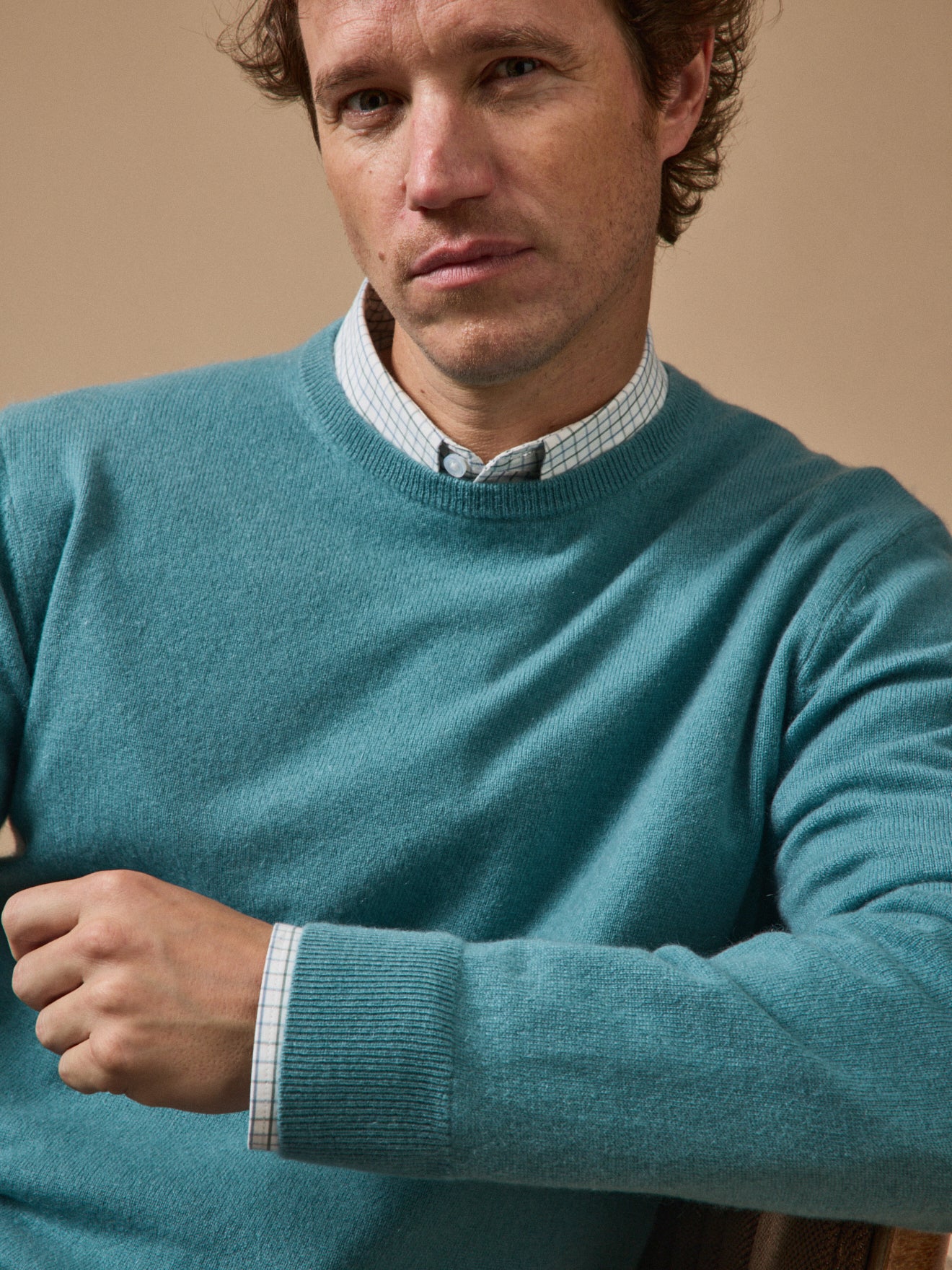 Pull col rond - Collection Cachemire, CYRILLUS