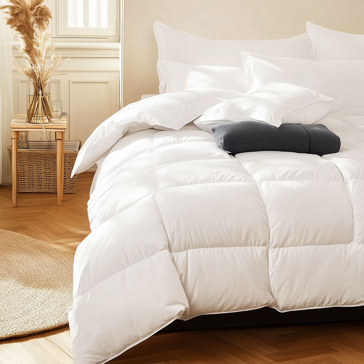Couette naturelle - Tempérée - 50% duvet 250 g/m² AVORIAZ, SENSEI MAISON