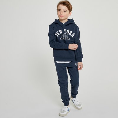 Hoodie in molton,l New York print LA REDOUTE COLLECTIONS