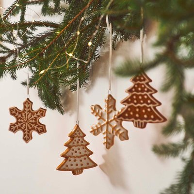 Set of 4 Caspar Christmas Tree Decorations LA REDOUTE INTERIEURS
