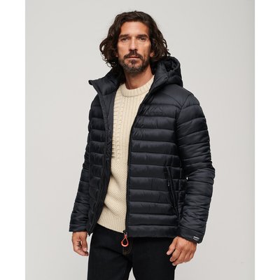 Fuji Sport Quilted Padded Jacket with Hood SUPERDRY