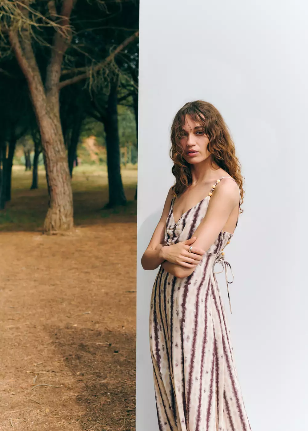 Robe tie-dye à bretelles, MANGO TEEN