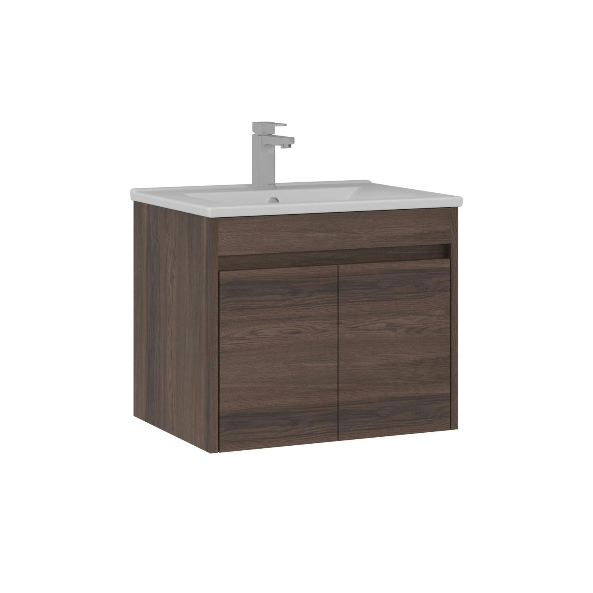 Meuble vasque 2 portes + vasque 65 cm MOANA, PIER IMPORT