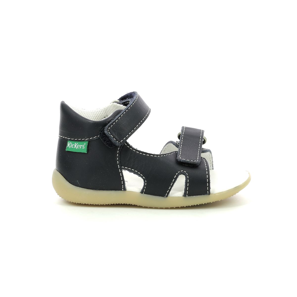 Sandale Bebe Garcon BOPING blanc en cuir