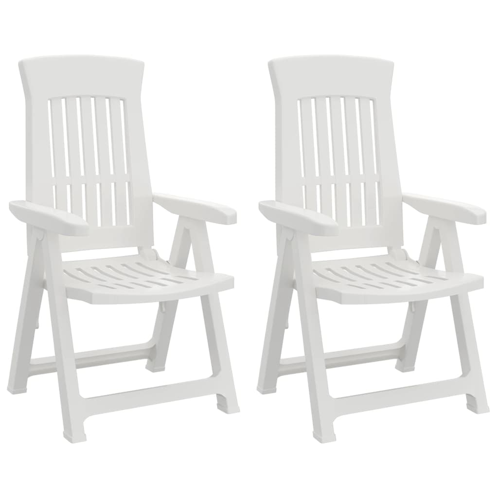 Lot de 2 chaises de jardin inclinables pliantes, HOME MAISON