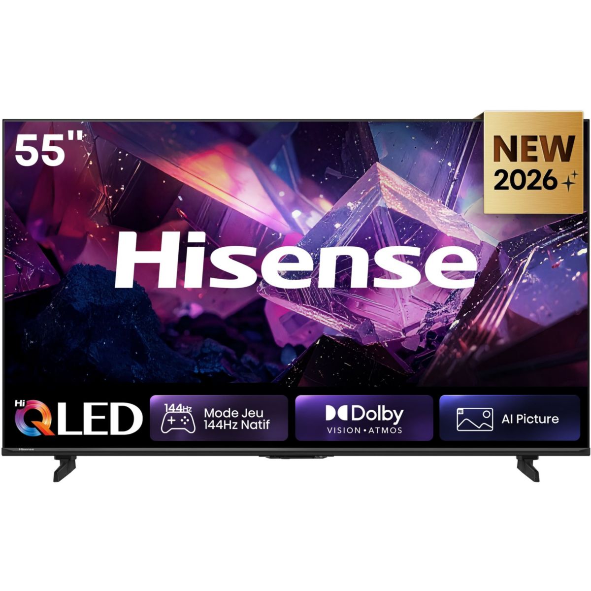 TV QLED 55E7S PRO (2026) 55" (139 cm) 4K - 144Hz, Smart TV, HISENSE