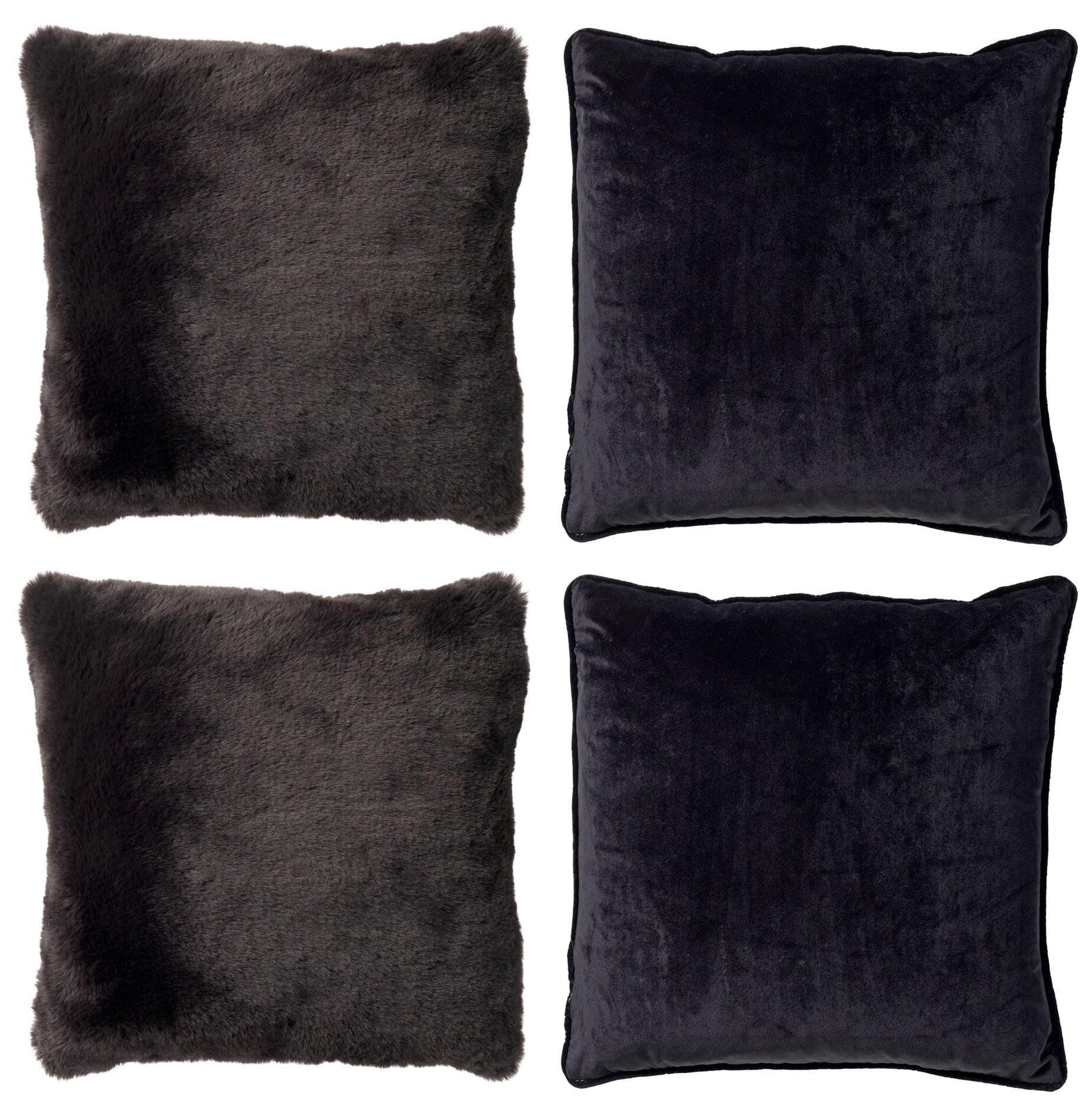 Coussins Textures douces (Lot de 4), DUTCH DECOR