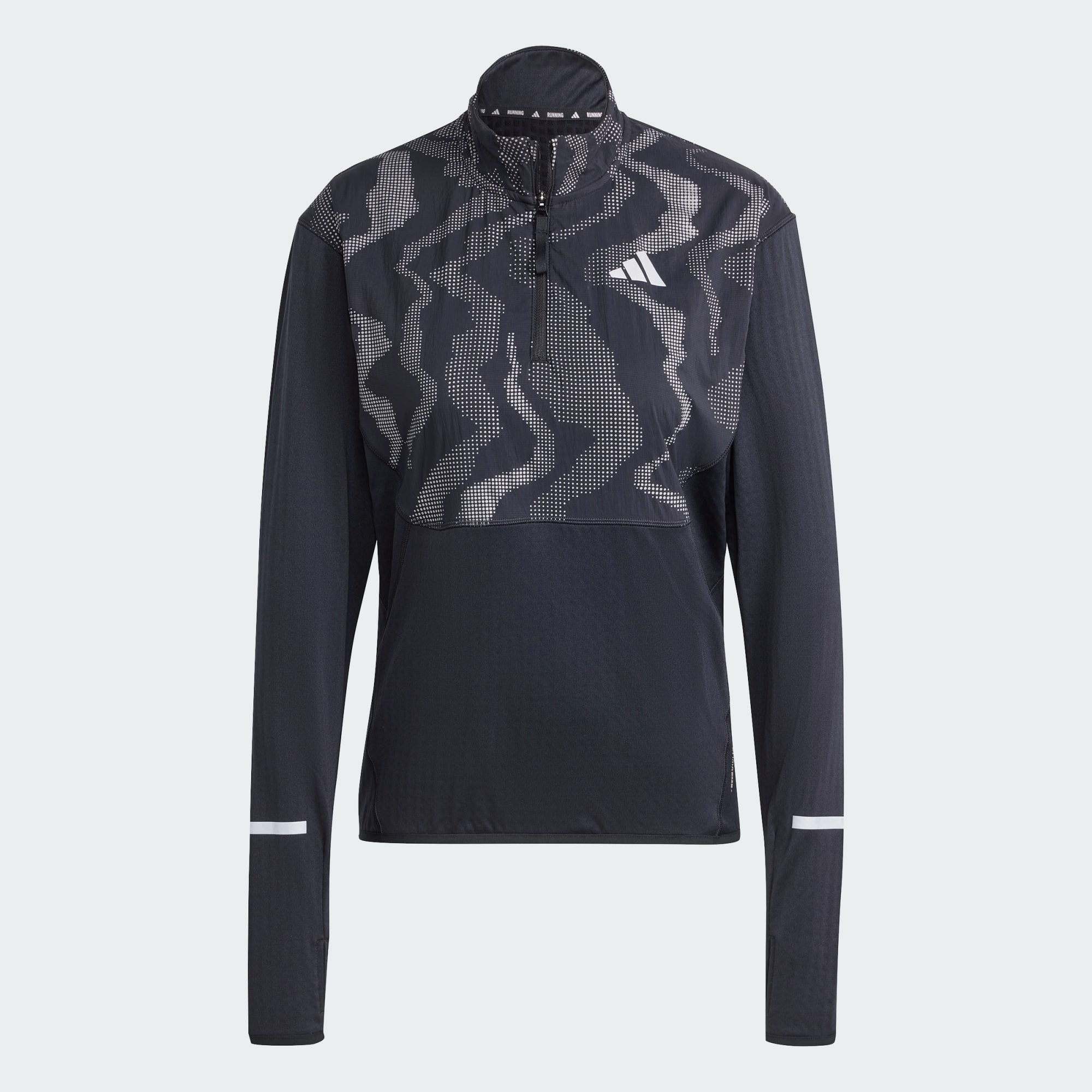 Haut demi-zip réfléchissant Ultimate Hi Vis, adidas Performance