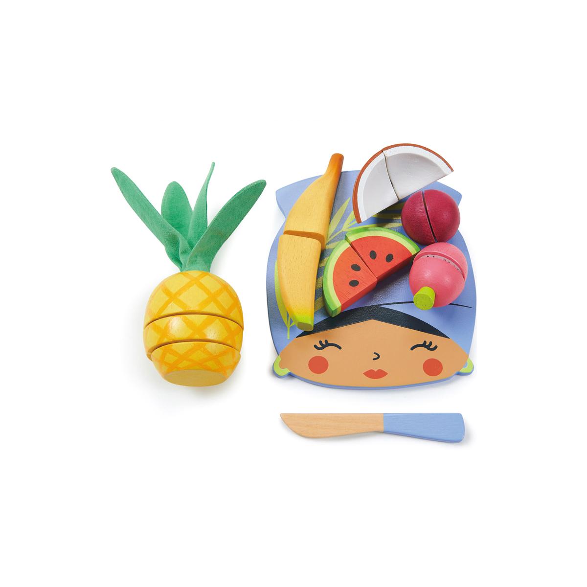 Planche à découper fruits tropicaux, TENDER LEAF TOYS
