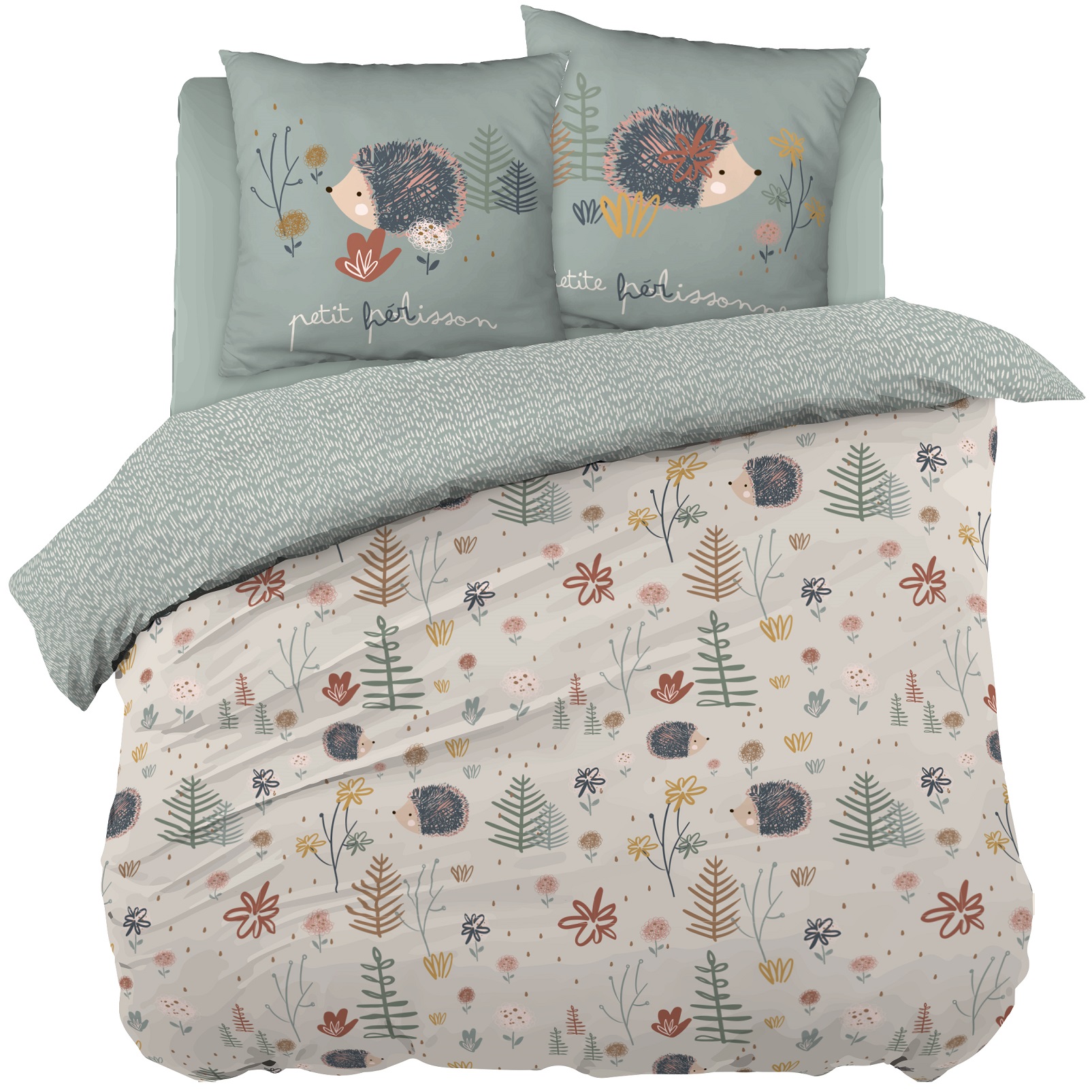 Parure Housse de couette Polisson le herisson, EDEN