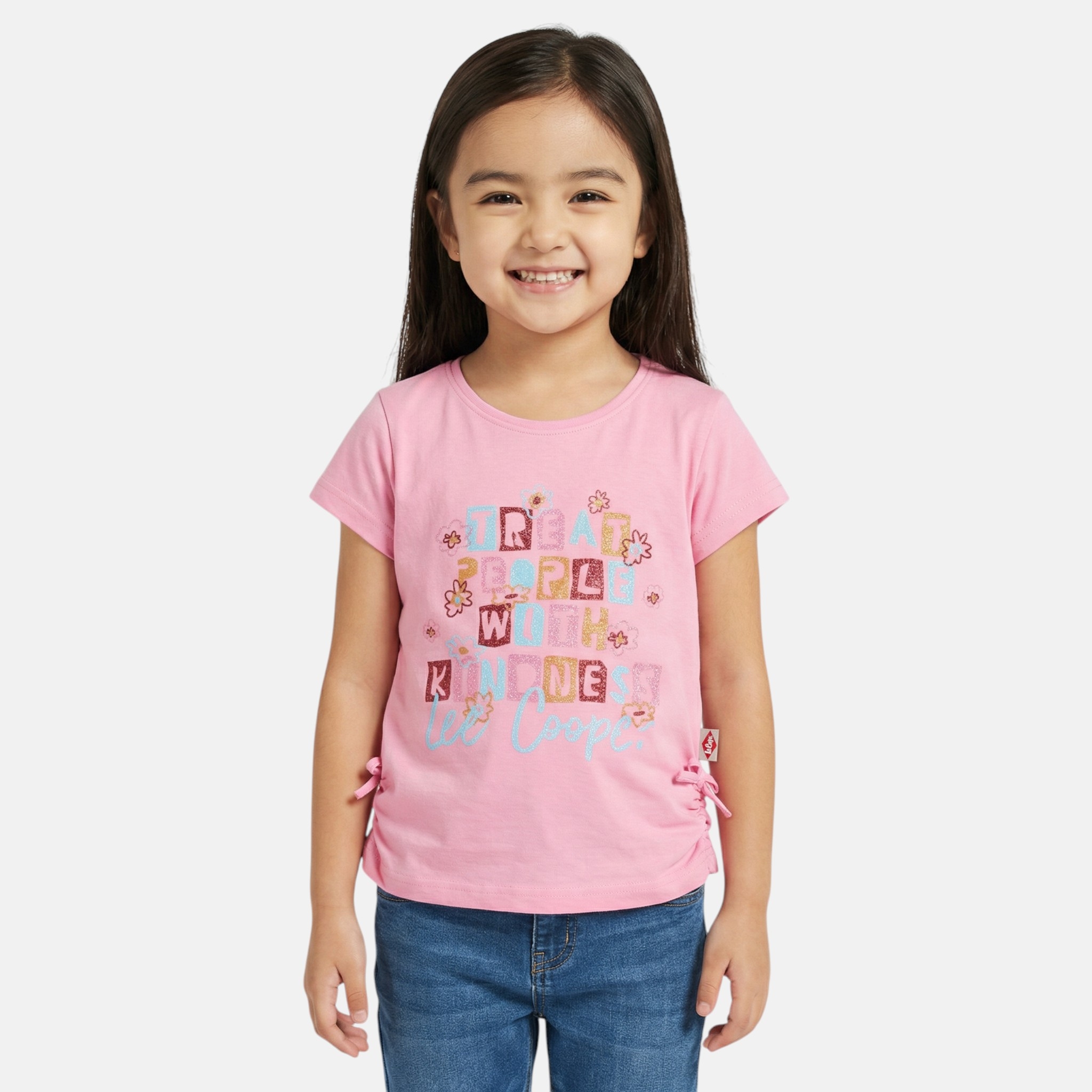 T-shirt manches courtes imprimé, col rond FLORA, LEE COOPER