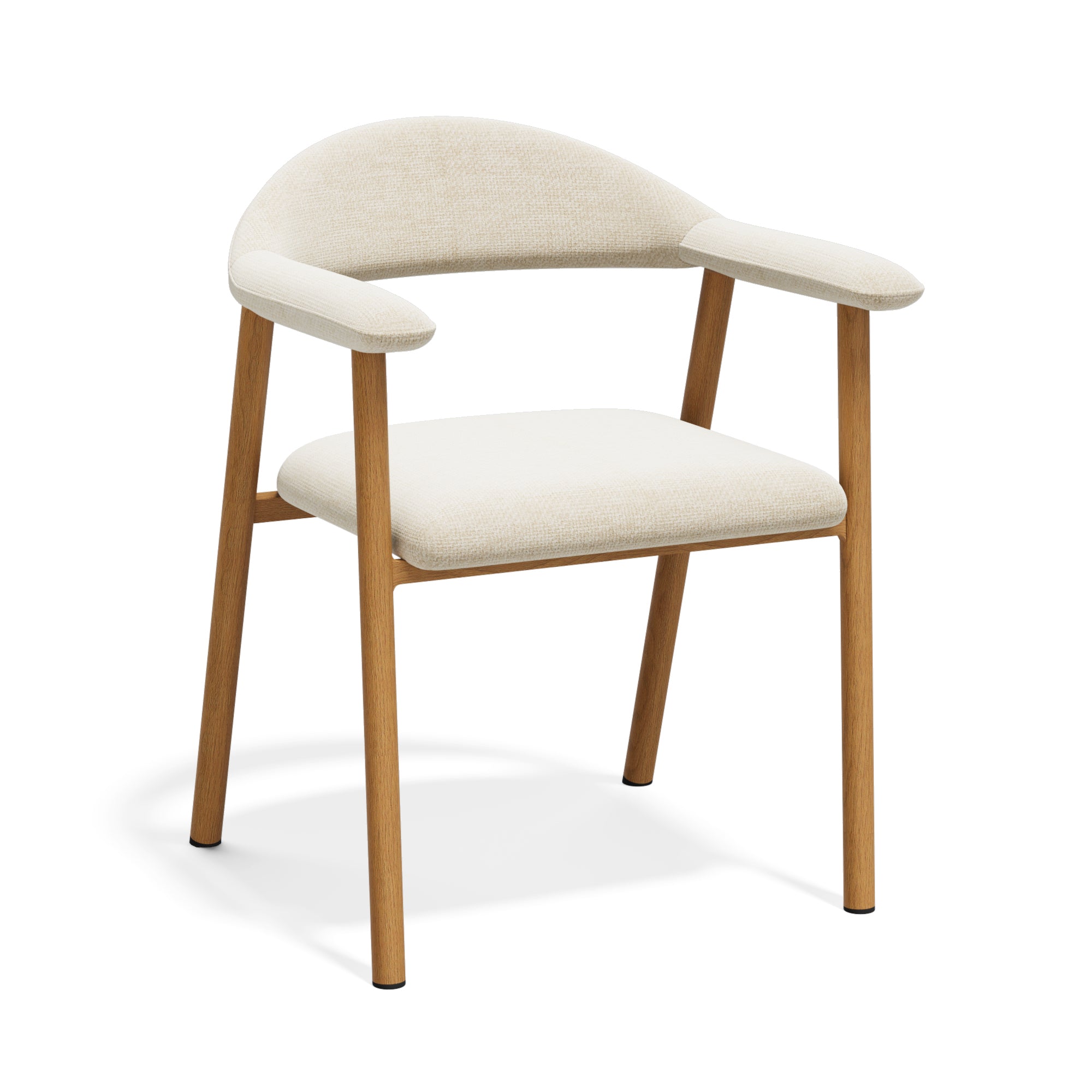 Lot de 2 chaises en velours chenillé HUDSON, SIA HOME