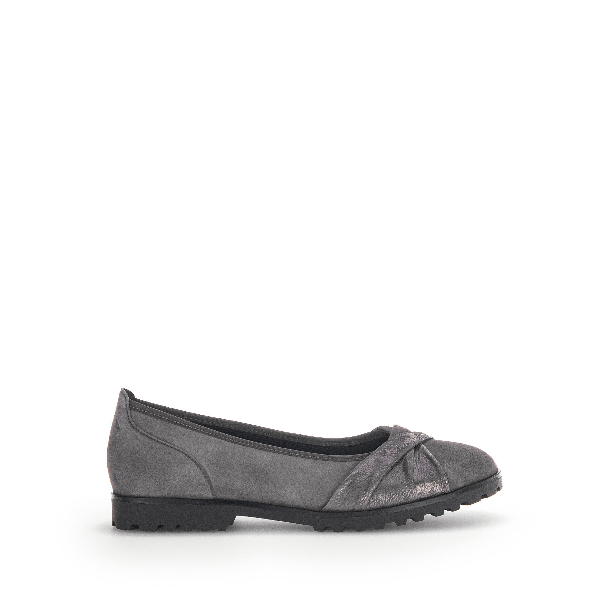Ballerines en velours à talon décroché, GABOR