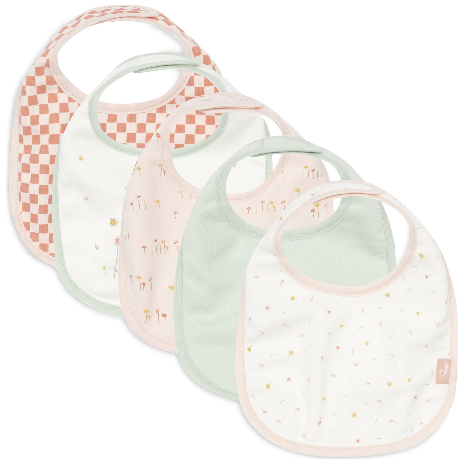 Lot de 5 bavoirs imperméables, JOLLEIN