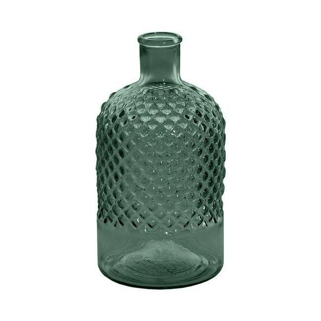 Vase en verre recyclé h 22 cm DIAMOND - SENSEI MAISON