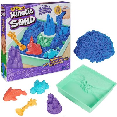 Coffret château-bac a sable 454 g kinetic sand (assort) SPIN MASTER