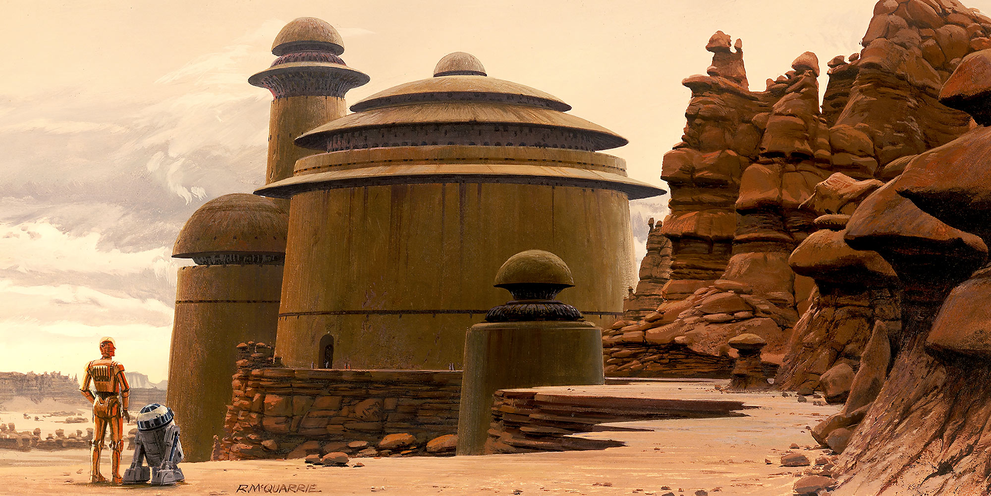Papier peint Komar - Star Wars Classic RMQ Jabbas Palace - 500 x 250 cm, HEXOA