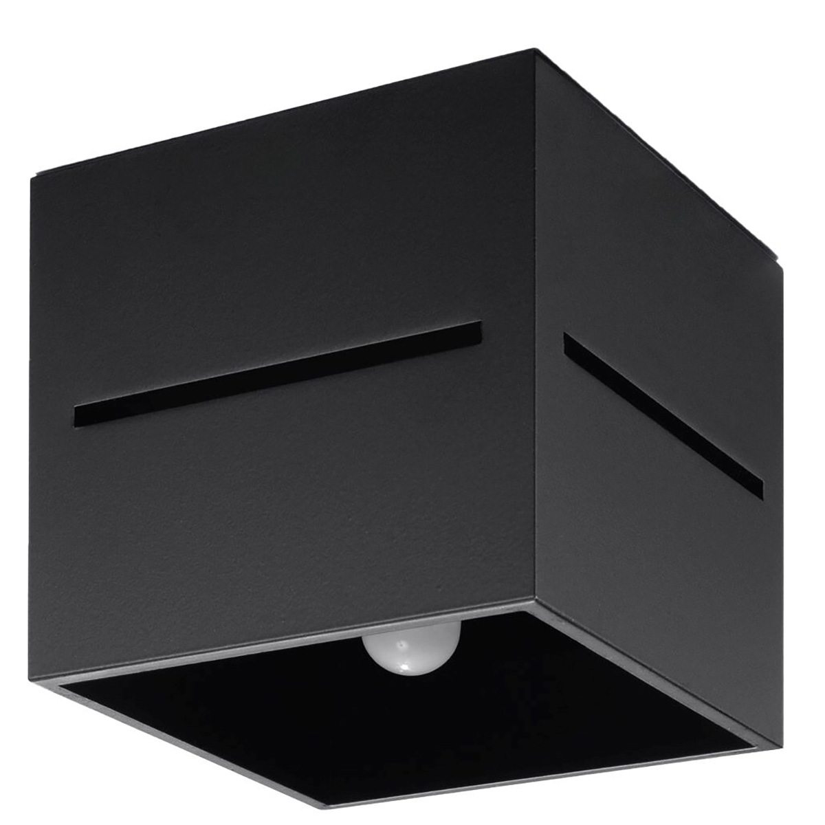 Plafonnier Aluminium Noir G9 1 Lobo, EDEN