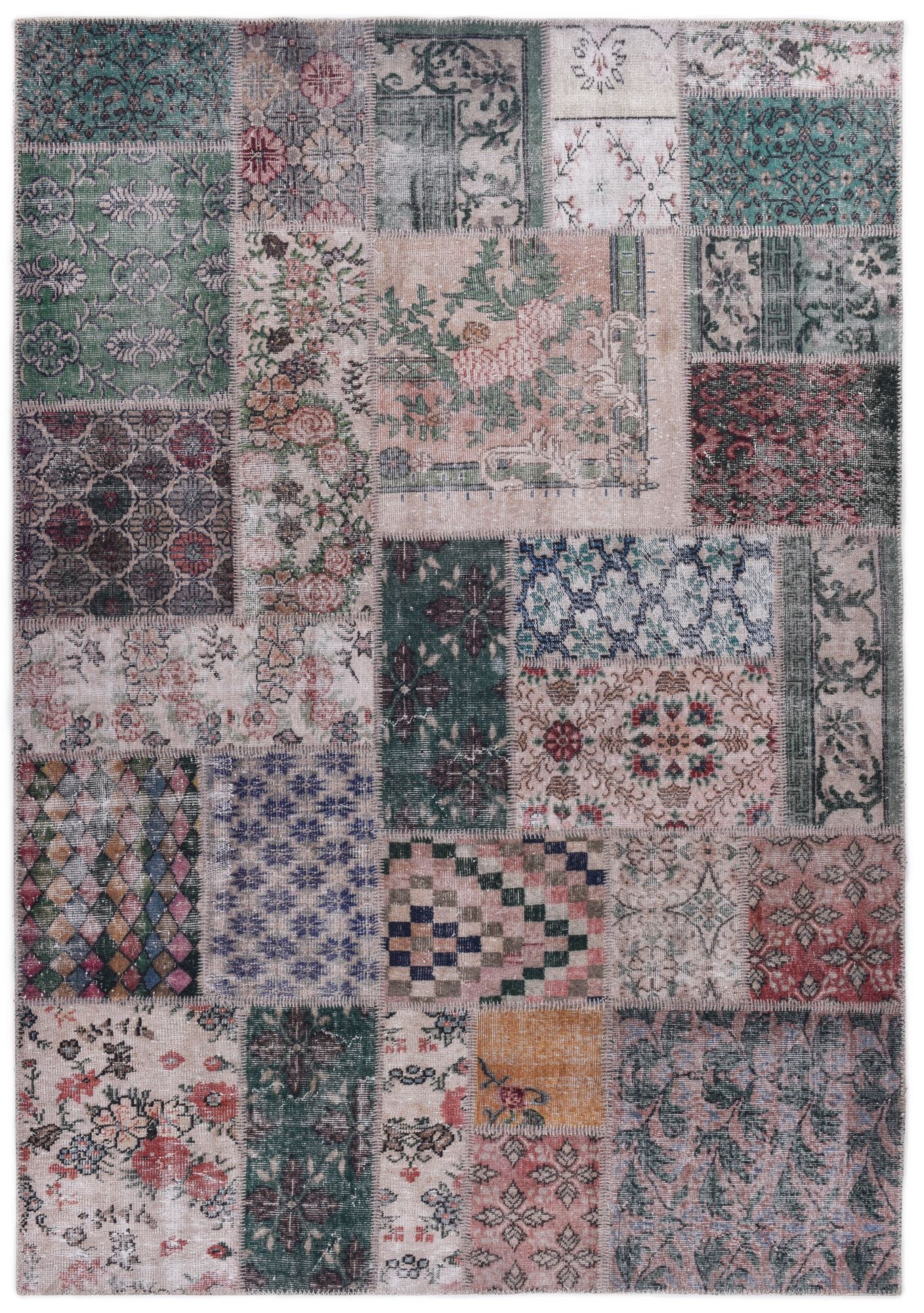 Tapis floral tissé plat - ADARA, GINO FALCONE