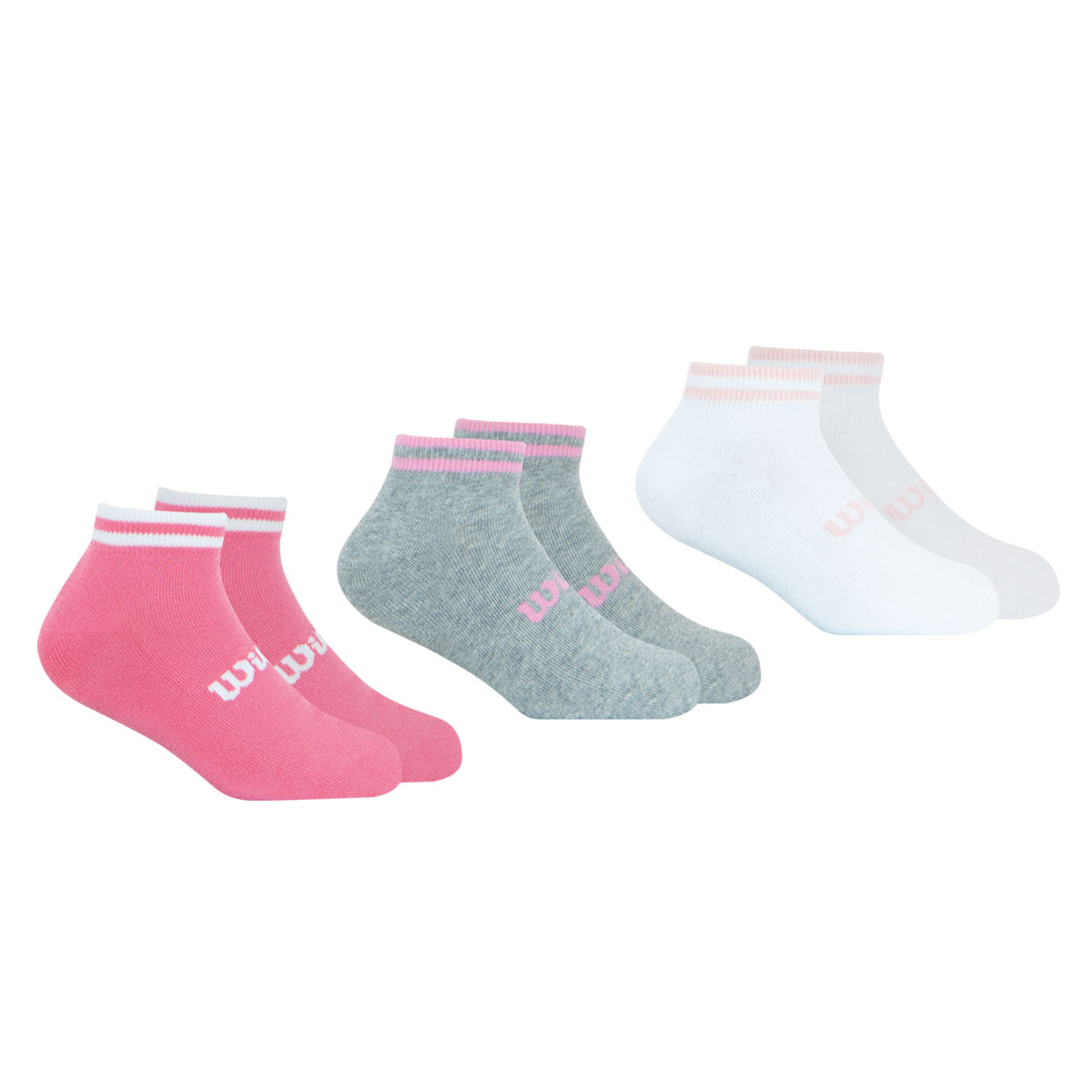 Chaussettes basses, lot de 3 paires, WILSON