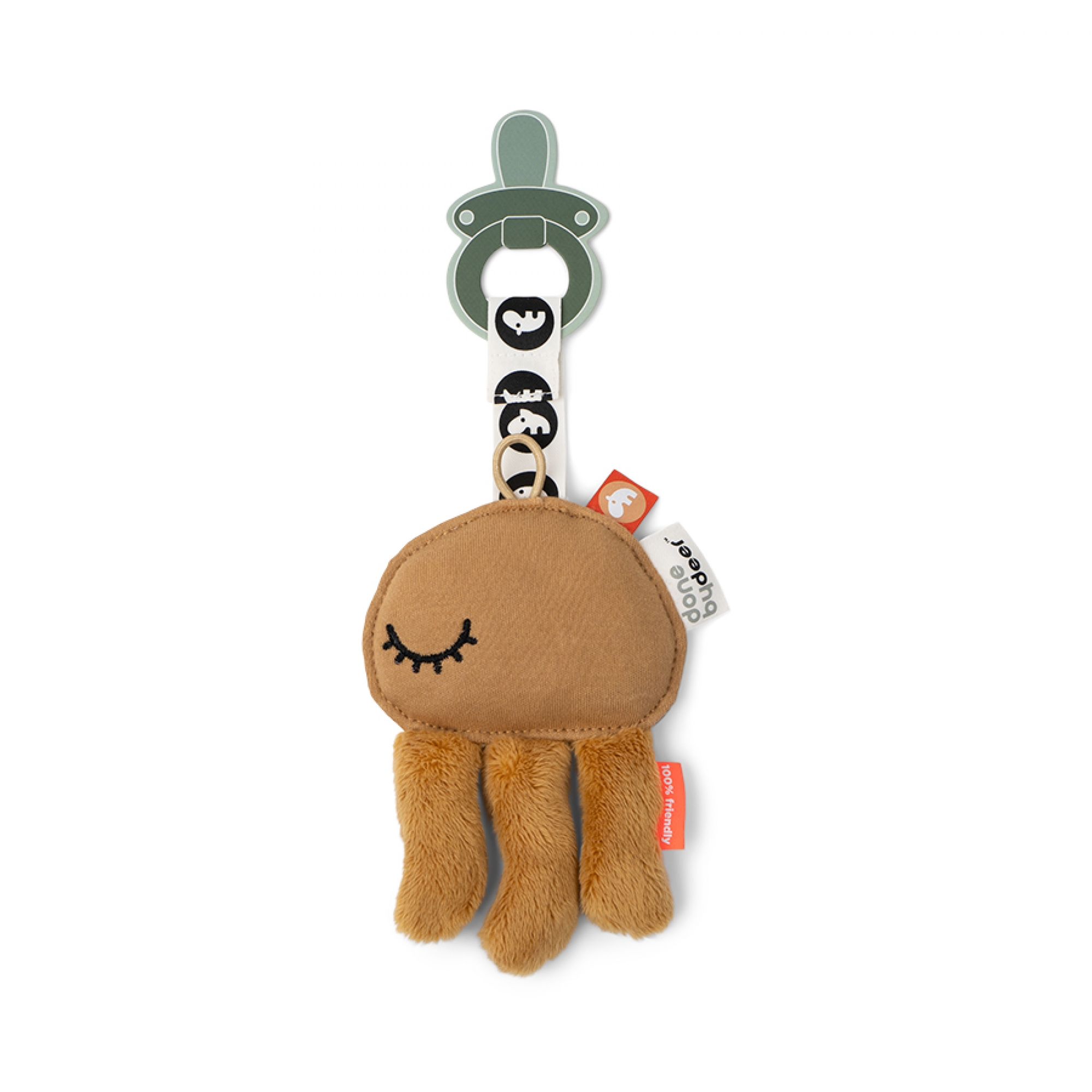 Doudou attache sucette Jelly, DONE BY DEER