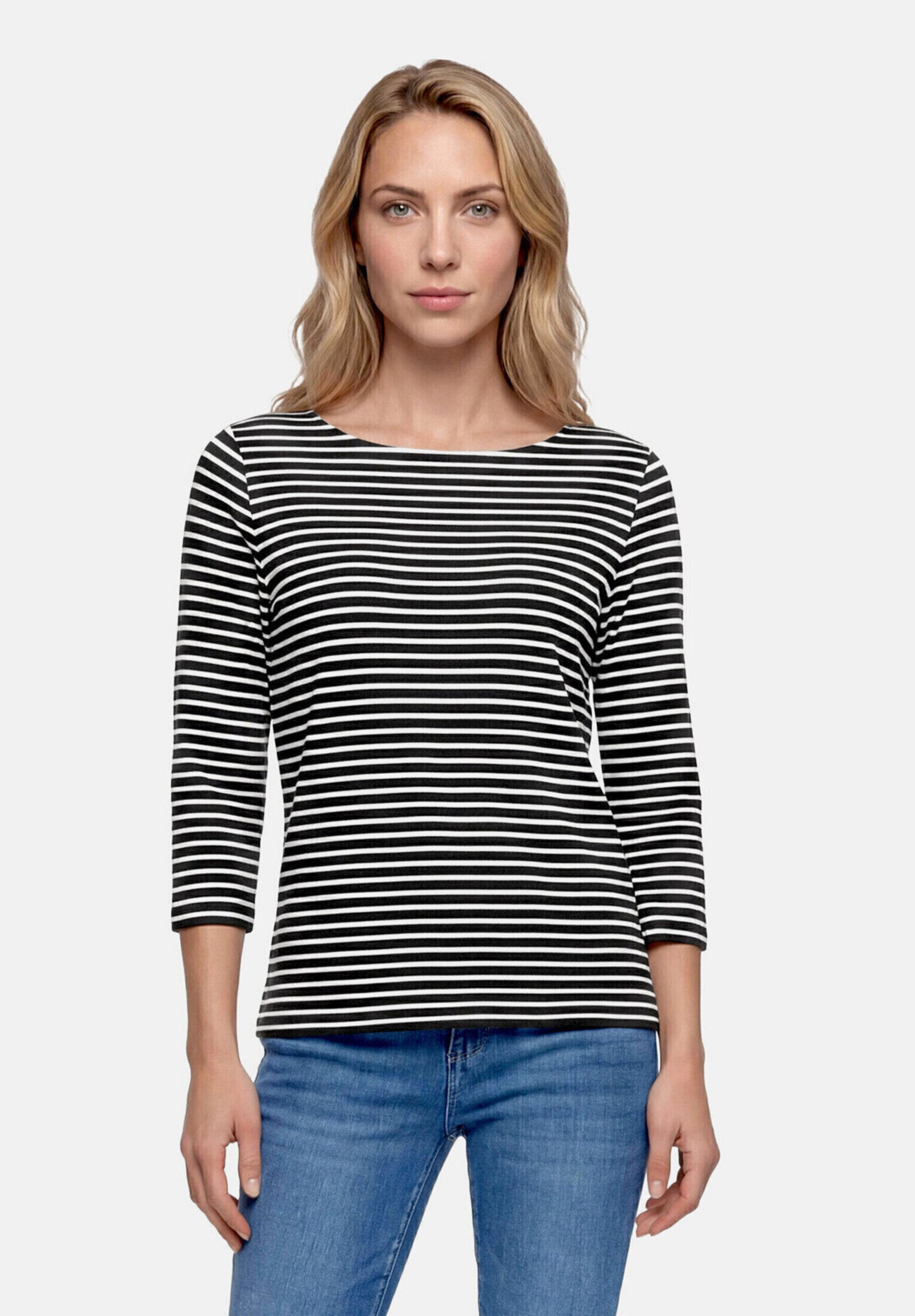 T-shirt basique à rayures horizontales, BETTY BARCLAY