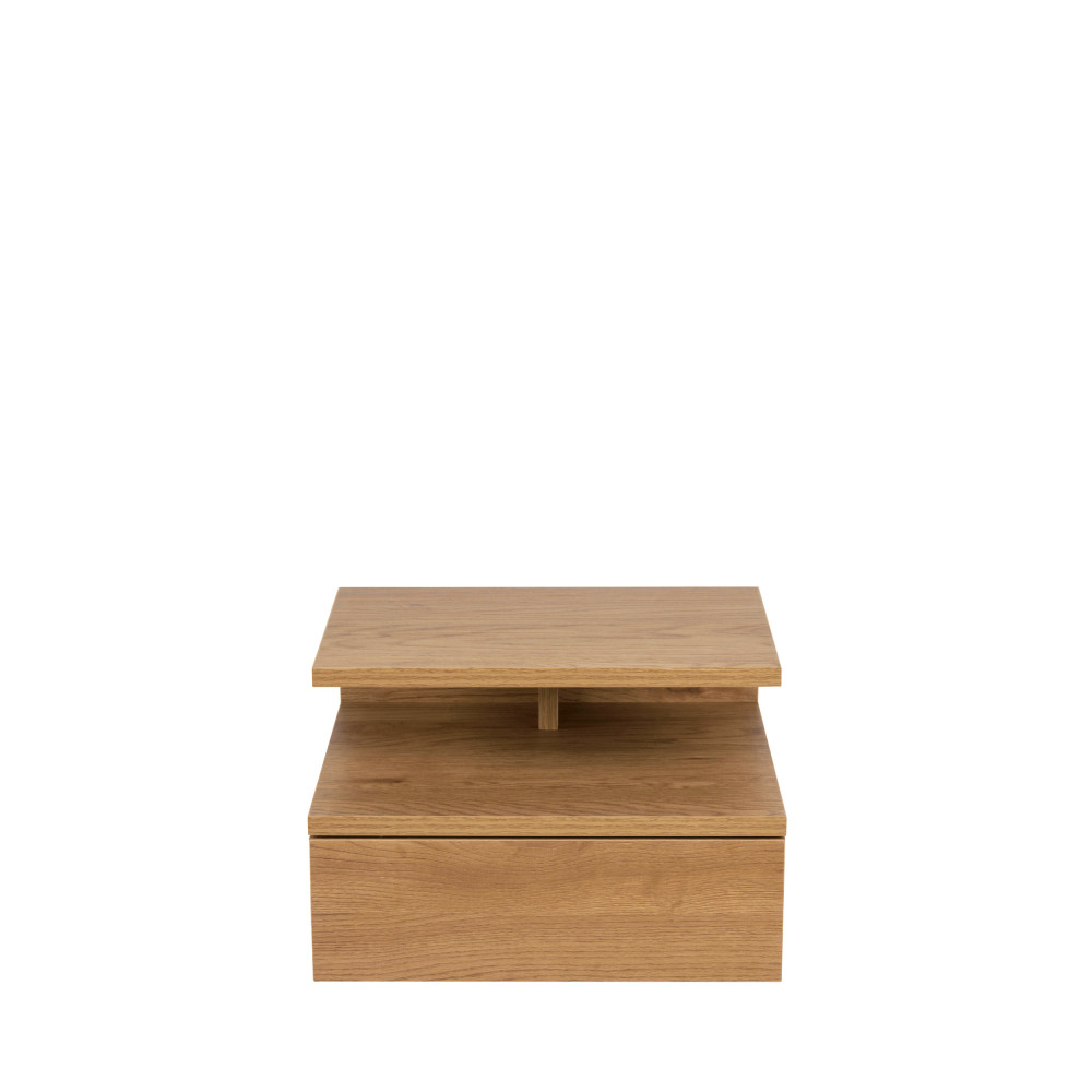 Table de chevet murale 1 tiroir en bois- KAMICHI, DRAWER
