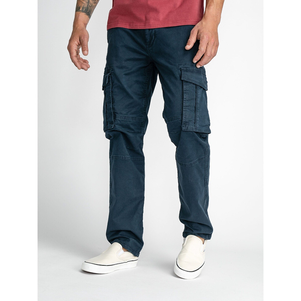 Pantalon homme pas cher La Redoute Outlet en solde PETROL