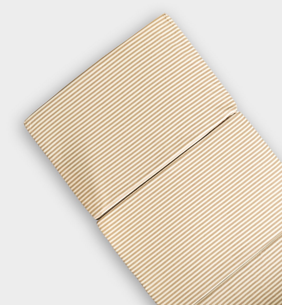 Matelas d'appoint pliant coton bio RAYÉ, KADOLIS