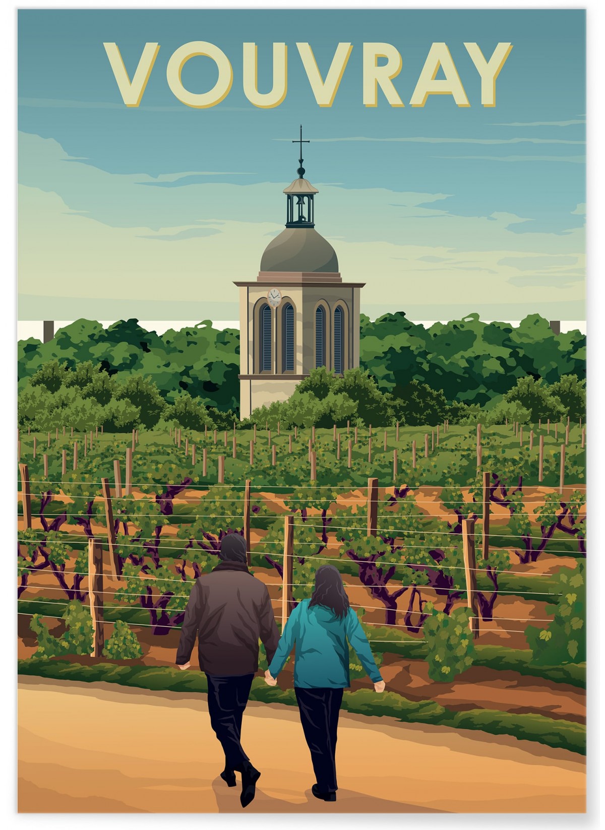 Affiche ville Vouvray, L'AFFICHERIE